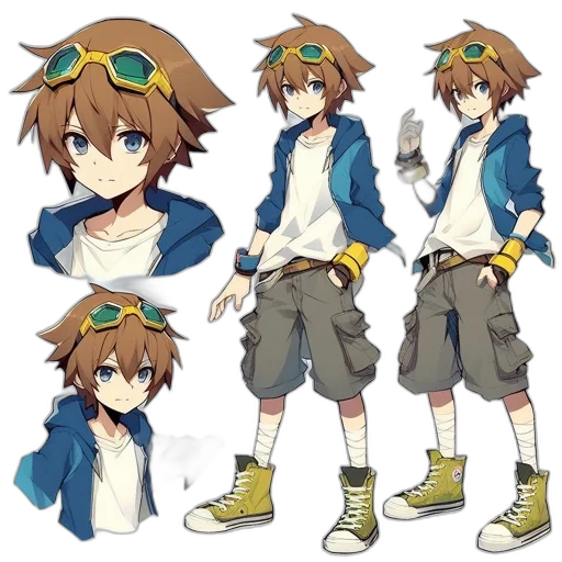 jacket, concept art, anime, cartoon transparent PNG cut-out