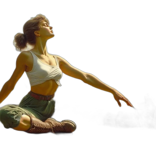 concept art, photorealistic, fantasy art, oil painting transparent PNG cut-out