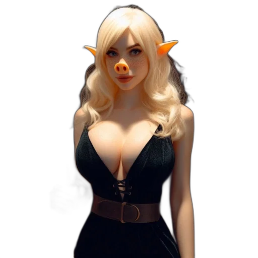 dress, staff, fantasy art, concept art transparent PNG cut-out