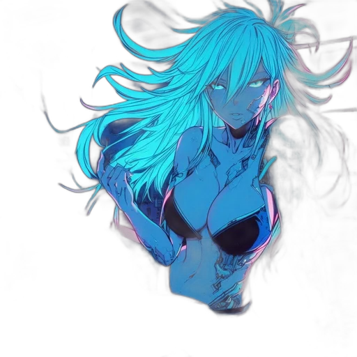 mask, dress, creature, hair transparent PNG cut-out