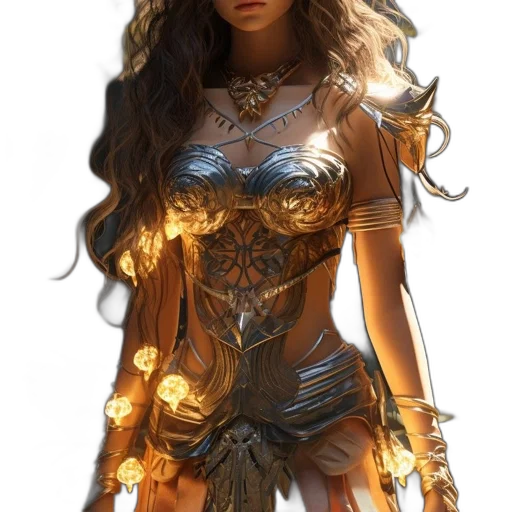 jewelry, dress, crown, fantasy art transparent PNG cut-out