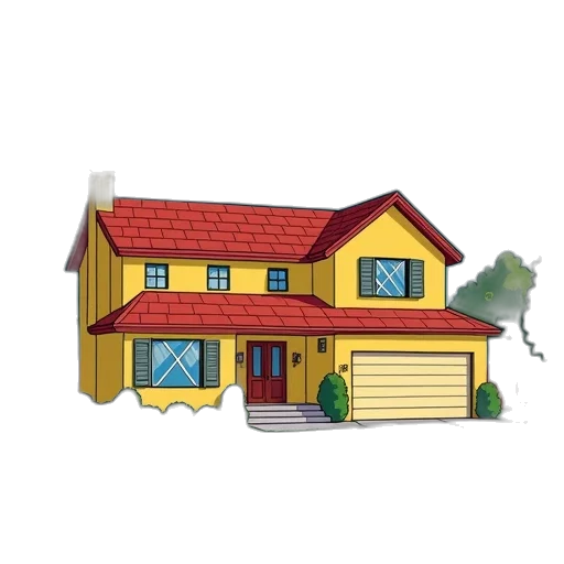 building, 3d render, concept art, pixel art transparent PNG cut-out