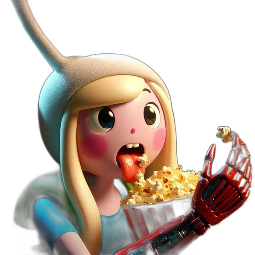 food, staff, weapon, 3d render transparent PNG cut-out