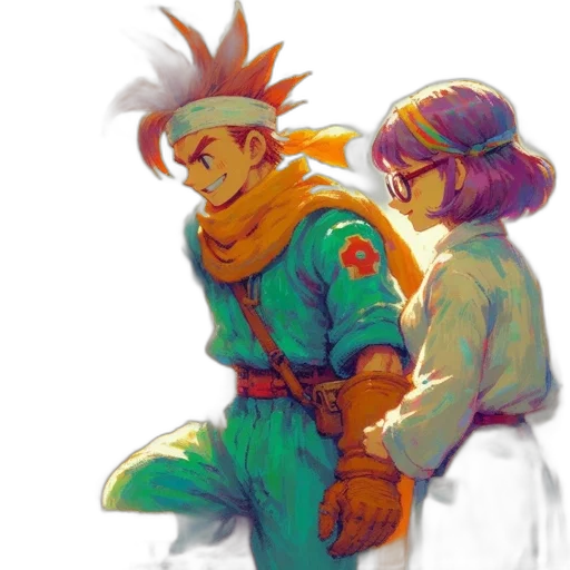 staff, jacket, hat, concept art transparent PNG cut-out