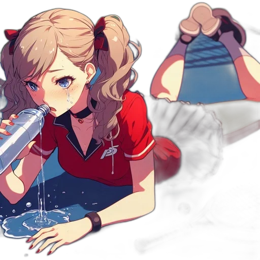 dress, staff, food, weapon transparent PNG cut-out