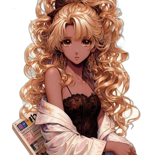 dress, hair, crown, jewelry transparent PNG cut-out