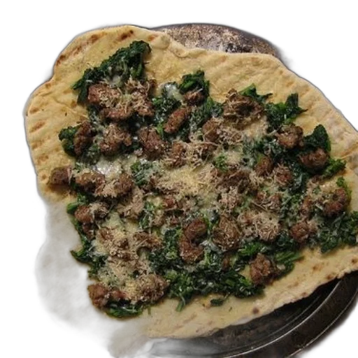food, jewelry, flatbread, pizza transparent PNG cut-out