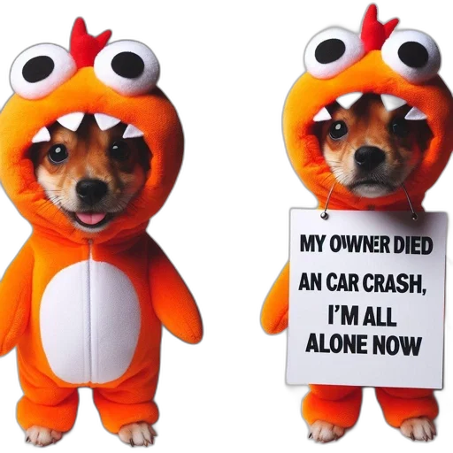 car, animal, creature, dog transparent PNG cut-out