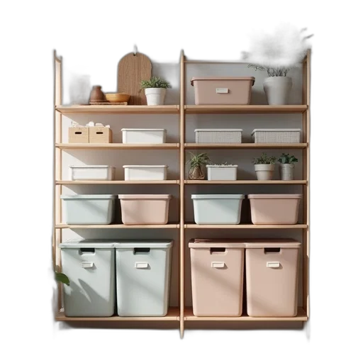furniture, 3d render, earth tones, plastic transparent PNG cut-out