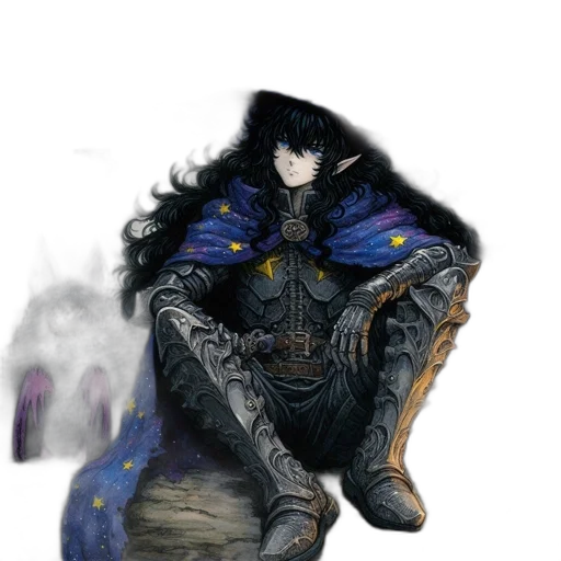 dragon, staff, jacket, creature transparent PNG cut-out