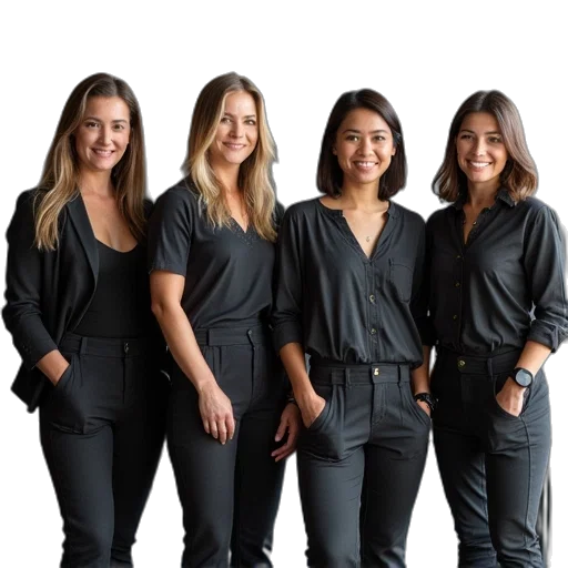 staff, jacket, jewelry, dark transparent PNG cut-out