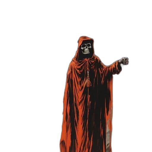 staff, mask, creature, jacket transparent PNG cut-out