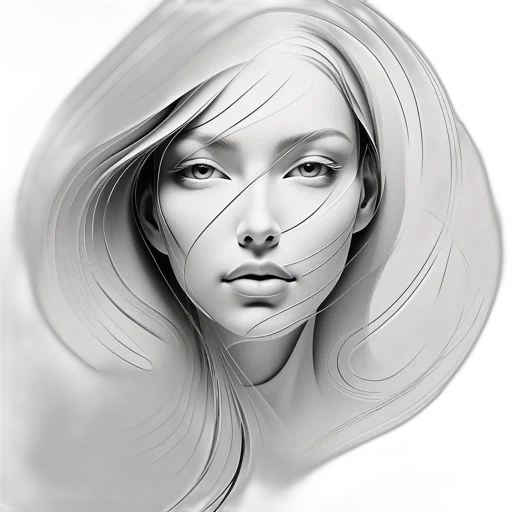 face, hair, mask, jewelry transparent PNG cut-out