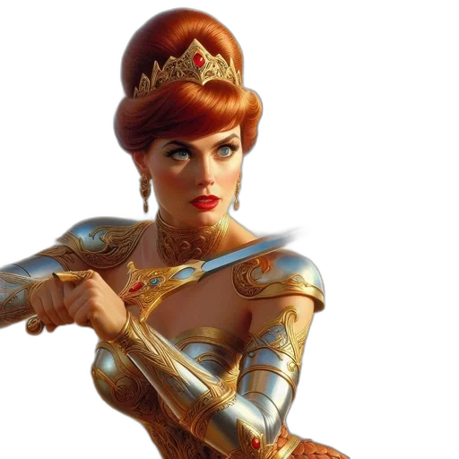 crown, concept art, fantasy art, 3d render transparent PNG cut-out