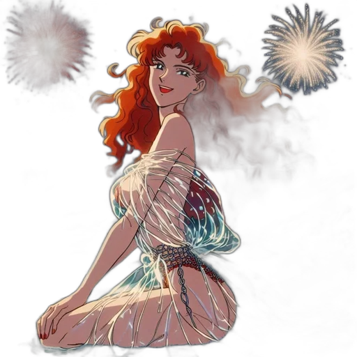 dress, concept art, fantasy art, comic book art transparent PNG cut-out