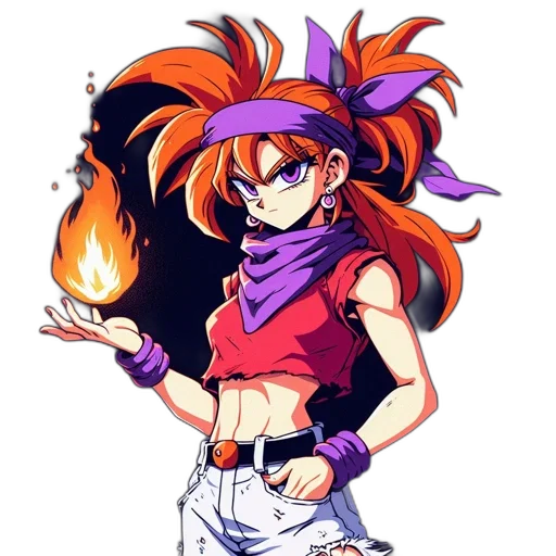 jacket, staff, anime, concept art transparent PNG cut-out
