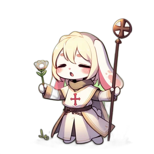 staff, weapon, flower, sword transparent PNG cut-out