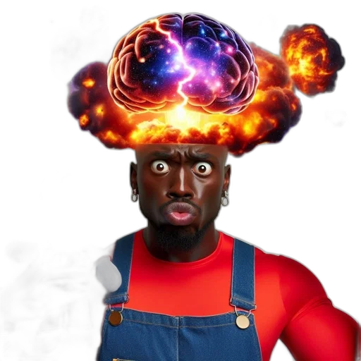 hat, mask, face, staff transparent PNG cut-out