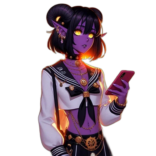 staff, jacket, jewelry, mask transparent PNG cut-out