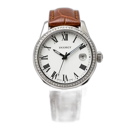 jewelry, silver, wristwatch, brown transparent PNG cut-out
