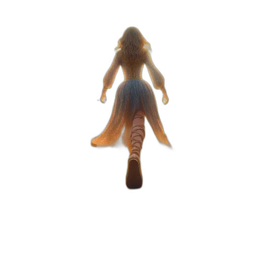 dress, hair, creature, jewelry transparent PNG cut-out