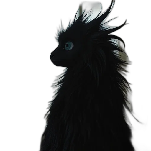 animal, creature, hair, dragon transparent PNG cut-out