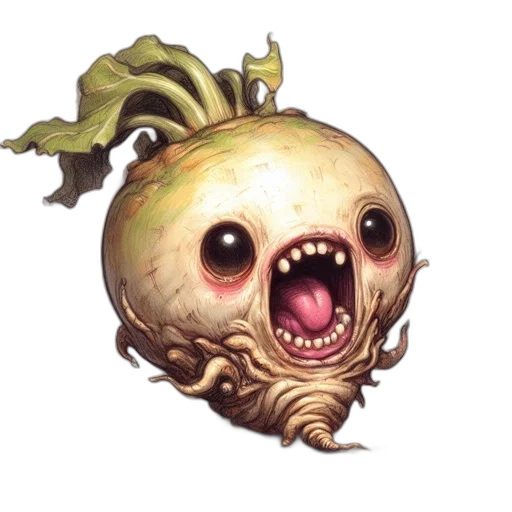 creature, food, face, mask transparent PNG cut-out