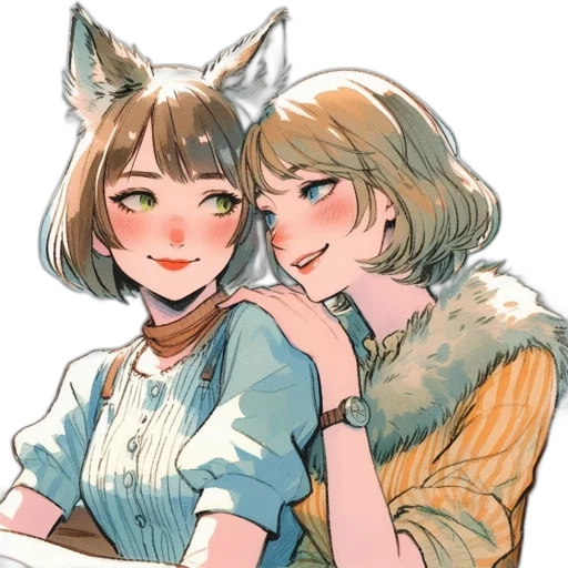 staff, watercolor, oil painting, anime transparent PNG cut-out