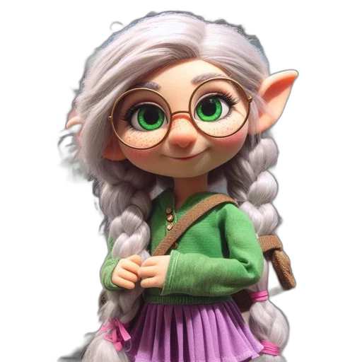 staff, face, dress, dragon transparent PNG cut-out
