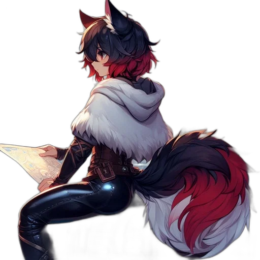 staff, creature, animal, jacket transparent PNG cut-out