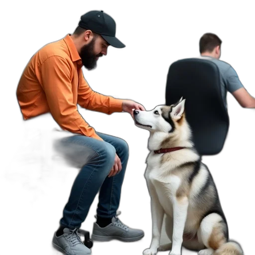 animal, jacket, creature, staff transparent PNG cut-out