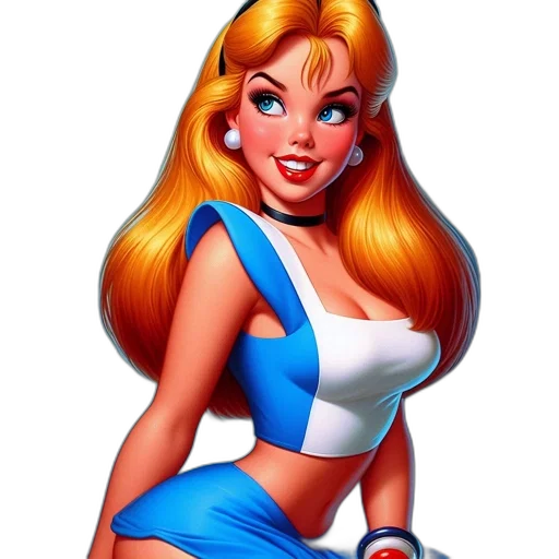 dress, comic book art, cartoon, concept art transparent PNG cut-out