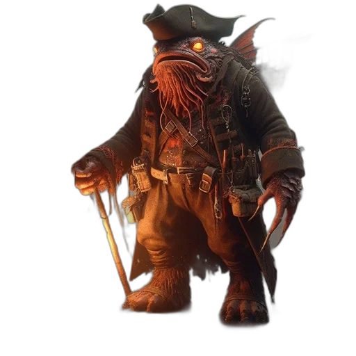 staff, creature, concept art, fantasy art transparent PNG cut-out