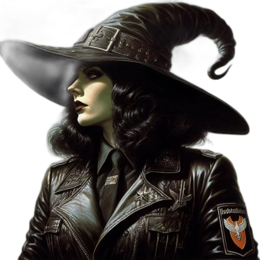 hat, jacket, fantasy art, concept art transparent PNG cut-out