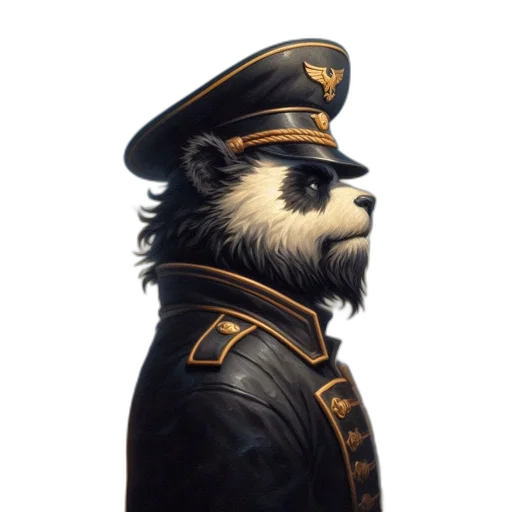 staff, animal, jacket, hat transparent PNG cut-out
