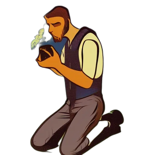 staff, jacket, robot, mask transparent PNG cut-out