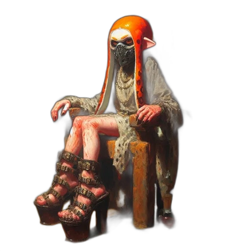mask, creature, animal, staff transparent PNG cut-out