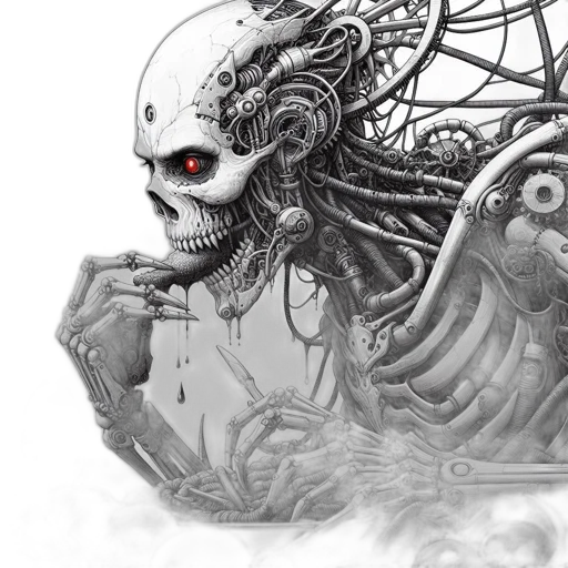 creature, mask, robot, face transparent PNG cut-out