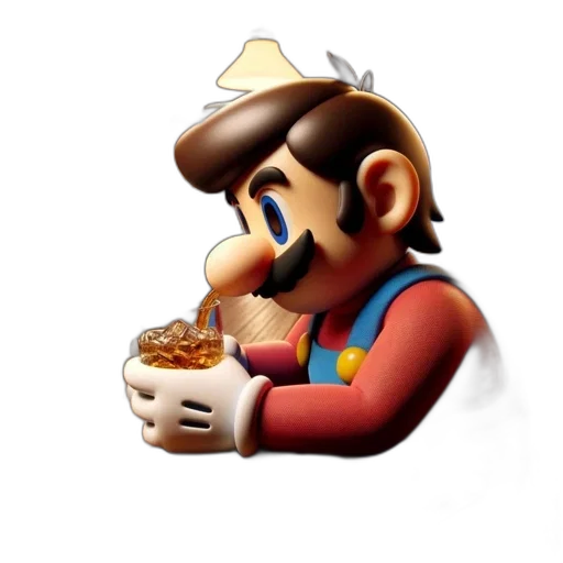 food, crown, animal, pixel art transparent PNG cut-out