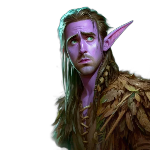 face, staff, fantasy art, concept art transparent PNG cut-out