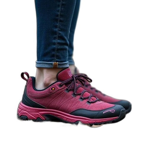 shoes, 3d render, photorealistic, red transparent PNG cut-out