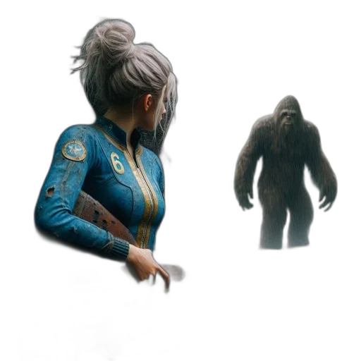 creature, jacket, animal, mask transparent PNG cut-out