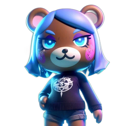 jacket, animal, concept art, 3d render transparent PNG cut-out