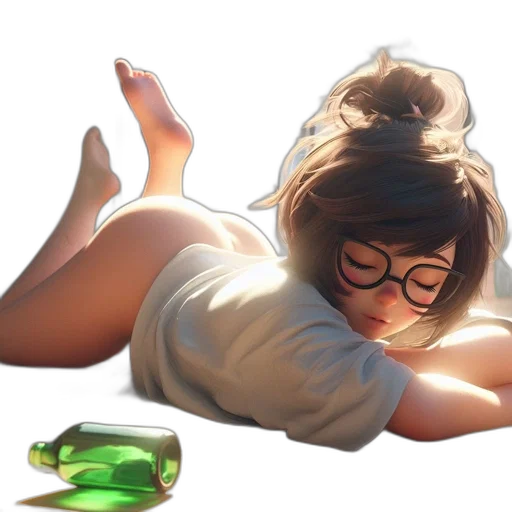 bottle, jewelry, dress, concept art transparent PNG cut-out