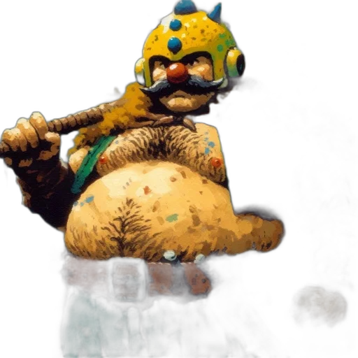 staff, robot, creature, weapon transparent PNG cut-out