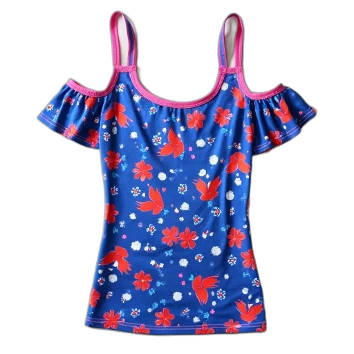 dress, bathing, shirt, blue transparent PNG cut-out