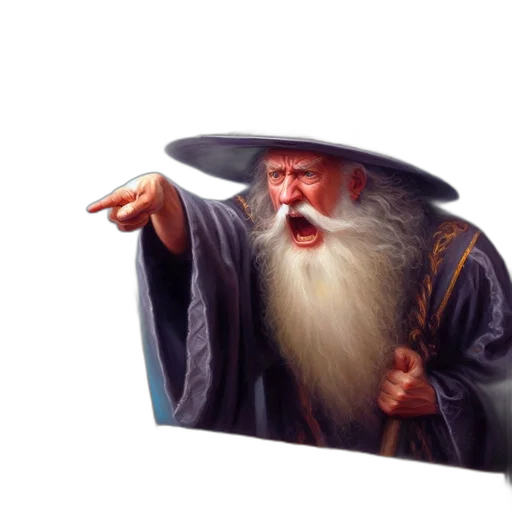 staff, hat, sword, dragon transparent PNG cut-out
