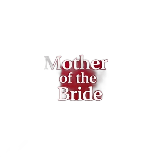 mother, bride, white, text transparent PNG cut-out