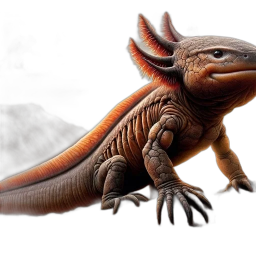 dragon, creature, animal, staff transparent PNG cut-out