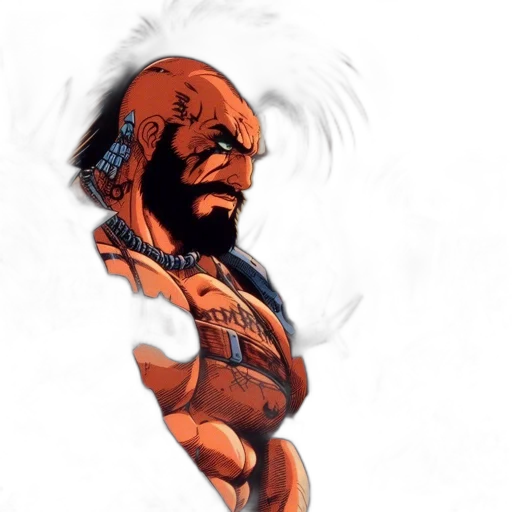 comic book art, concept art, fantasy art, photorealistic transparent PNG cut-out